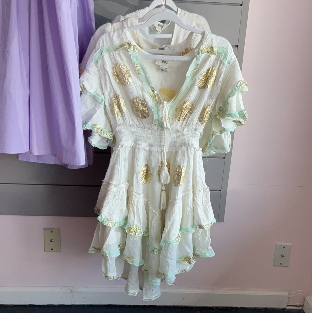 Boho mini dress
